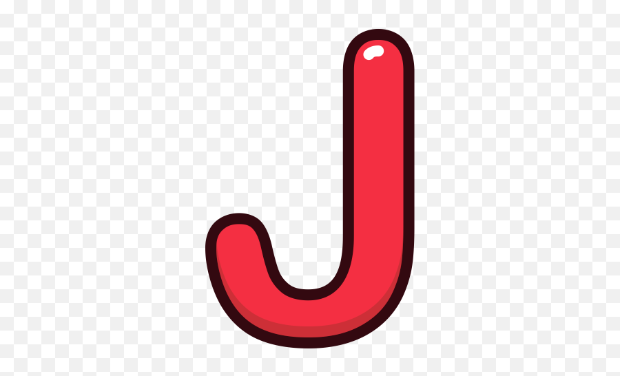 J Letter Red Alphabet Letters Icon - Letter J Png,Letter S Png