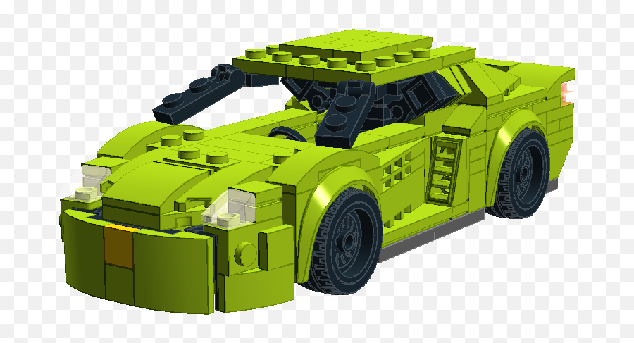 Download Bright Green Lambo - Supercar Full Size Png Image Lego,Lambo Png