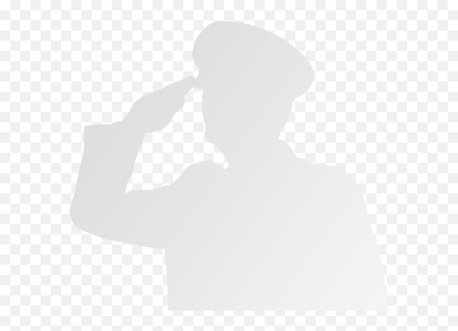 Soldier Salute Silhouette Png - Transparent Soldier Saluting,Salute Png