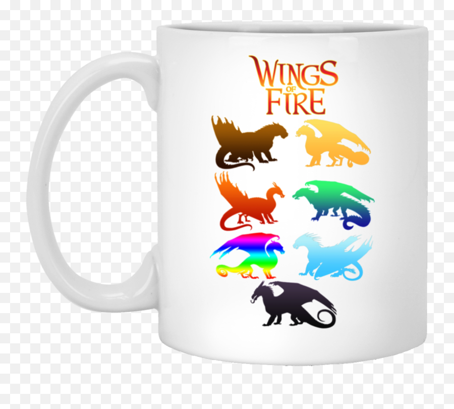 Wings Of Fire Tribes 11 Oz White Mug - Wings Of Fire Png,Wings Of Fire Logo