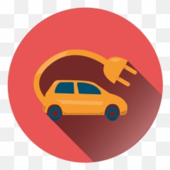 Electric Car Circle Icon - Transparent PNG u0026 SVG vector file Car Icon Png