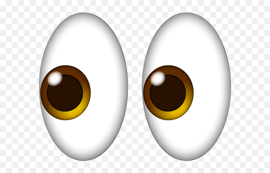 Eyes Emoji Png Transparent - Eyes Emoji Transparent Background,Eye Emoji Transparent