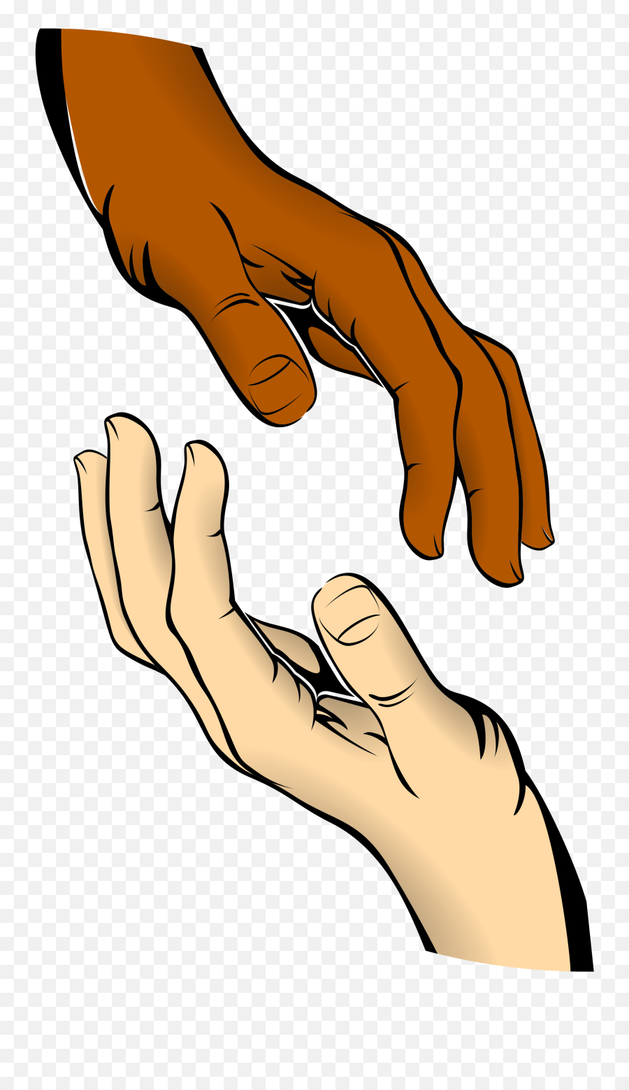 Open Giving Hands - Giving A Hand Clipart Png,Helping Hands Png