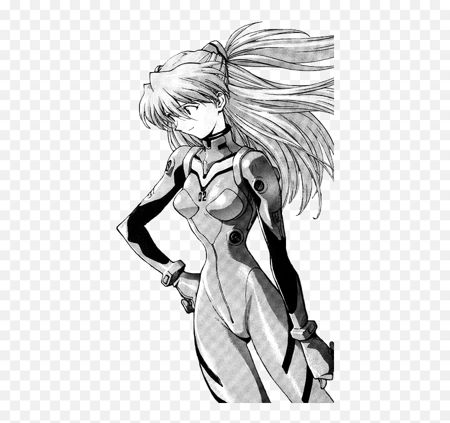 Asuka Manga Art - Neon Genesis Evangelion Manga Png,Asuka Transparent