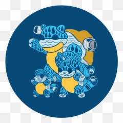 Squirtle Family Pin - Cartoon Transparent Jingfm Dot png