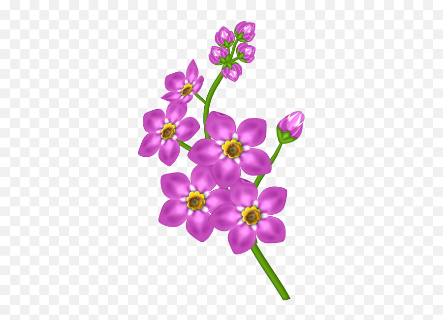 Pink Flower Transparent Clipart - Clipart Flower Transparent Background Png,Transparent Pink Flowers