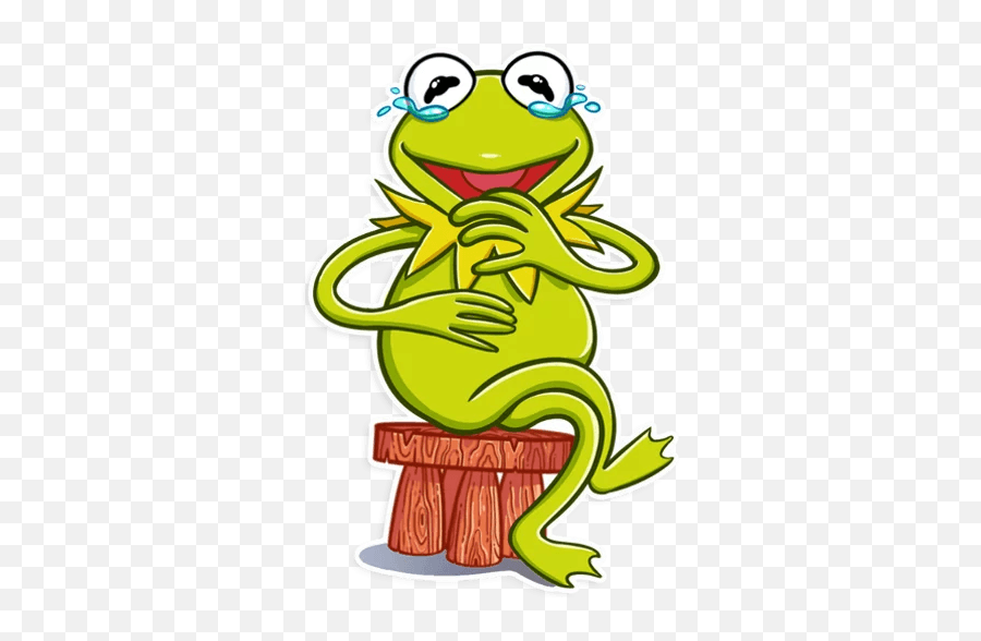 Kermit The Frog - Telegram Sticker Echate A Reir Con La Rana Png,Kermit The Frog Png
