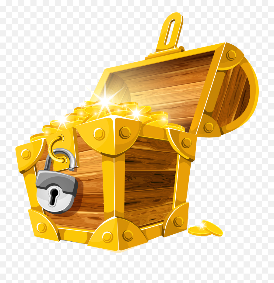 Treasure Chest Clipart - 57 Cliparts Cartoon Cartoon Transparent Background Treasure Chest Png,Treasure Chest Icon Png