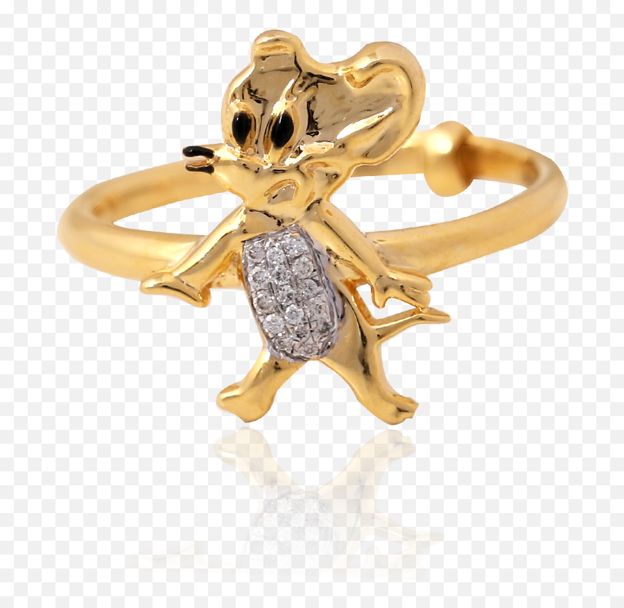 Download Hd Cute Jerry Gold Ring - Gold Transparent Png Body Jewelry,Gold Ring Png