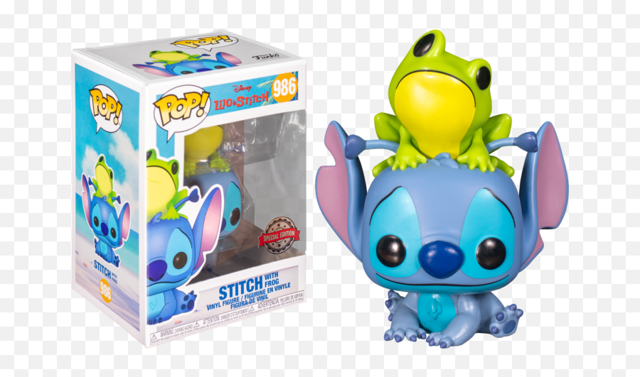 Funko Lilo Stitch - Stitch With Frog Pop Png,League Of Legends Frog Icon