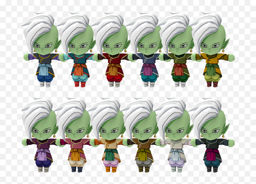 Dragon Ball Fighterz - Dragon Ball Fighterz Zamasu Model Png,Dragon Ball Fighterz Png