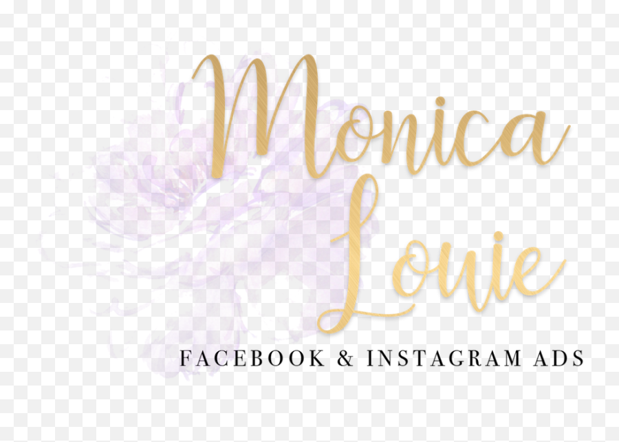 Monica Louie Facebook U0026 Instagram Ads Management - Calligraphy Png,Facebook F Logo