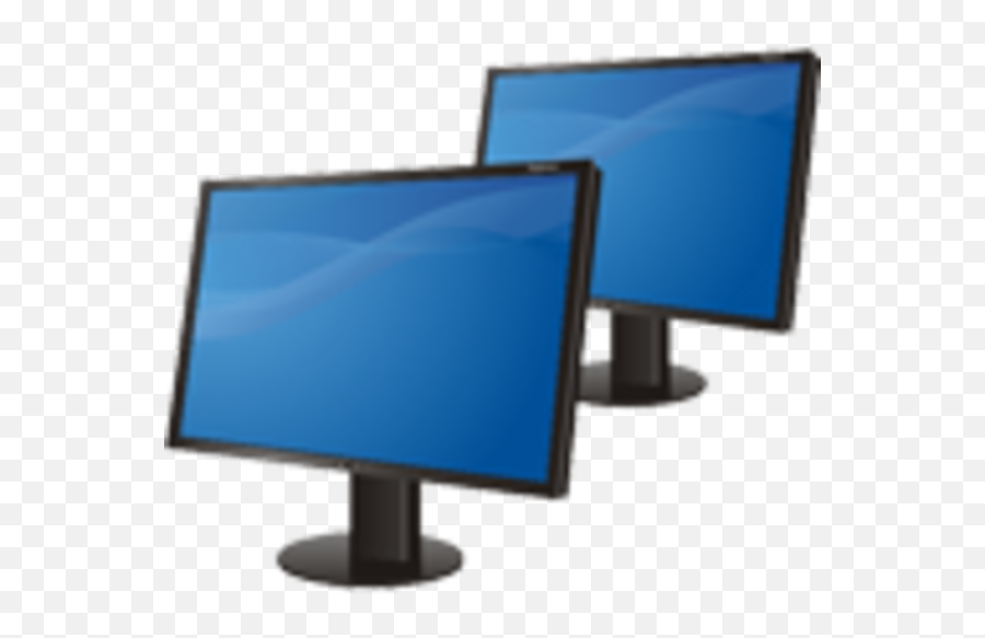 Computers 19 Free Images - Vector Clip Art Dual Screen Dual Monitor Icon Png,Desktop Computer Icon Png