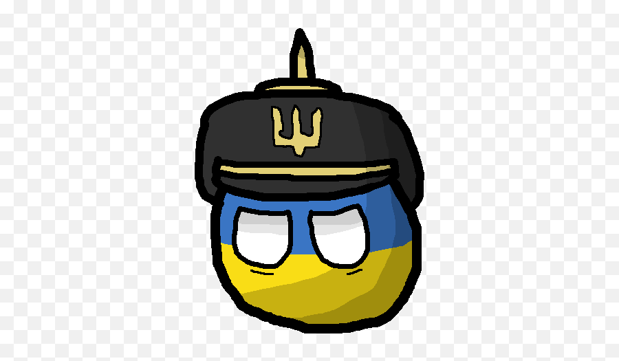 Ukrainian Stateball - Polandball Wiki Ukraine Countryball Png,What Was The Ucrane Icon