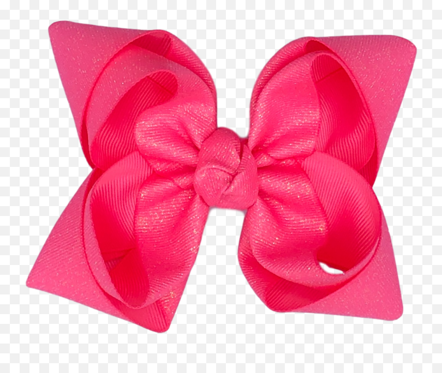 Hot Pink Glitter Bow - Gift Wrapping Png,Pink Sparkles Png