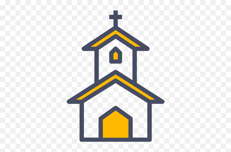Church Front View Vector Svg Icon - Png Repo Free Png Icons Church As An Institution Symbol,Catholic Church Icon
