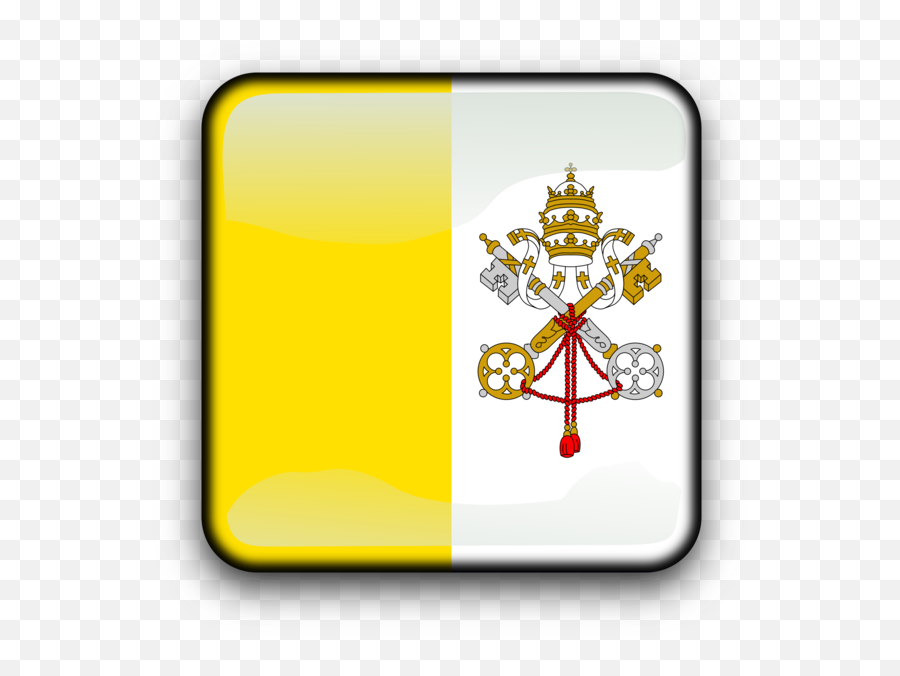 Flag Of Vatican City National Italy - Pope Vatican City Flag Png,Pope Icon