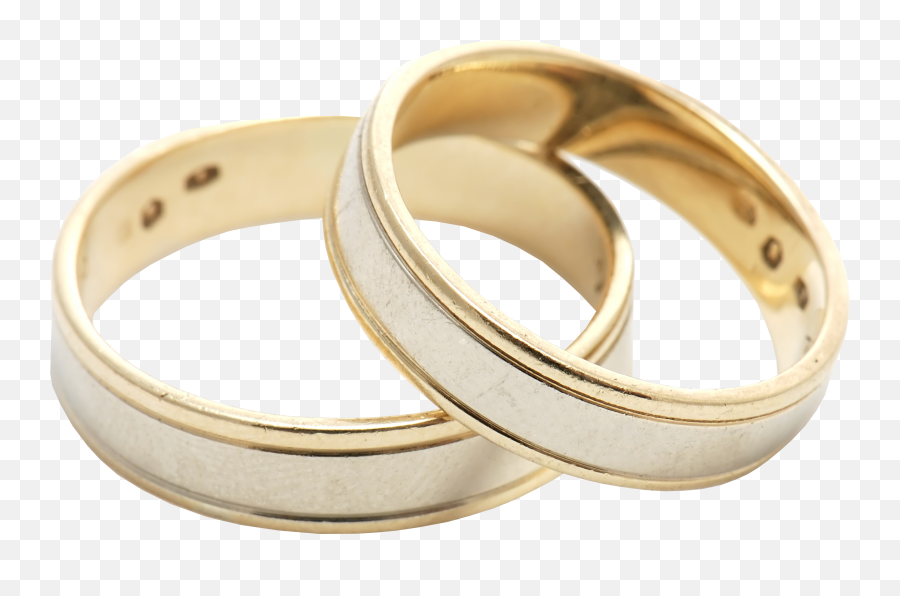 Wedding Ring Png Clipart Jewelry Images Free - White Gold With Yellow Gold Lining Rings,Rings Png