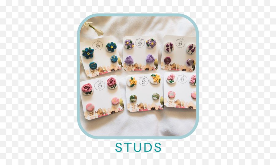 Sacred Roots Jewelry - Cake Decorating Supply Png,Icon Studs