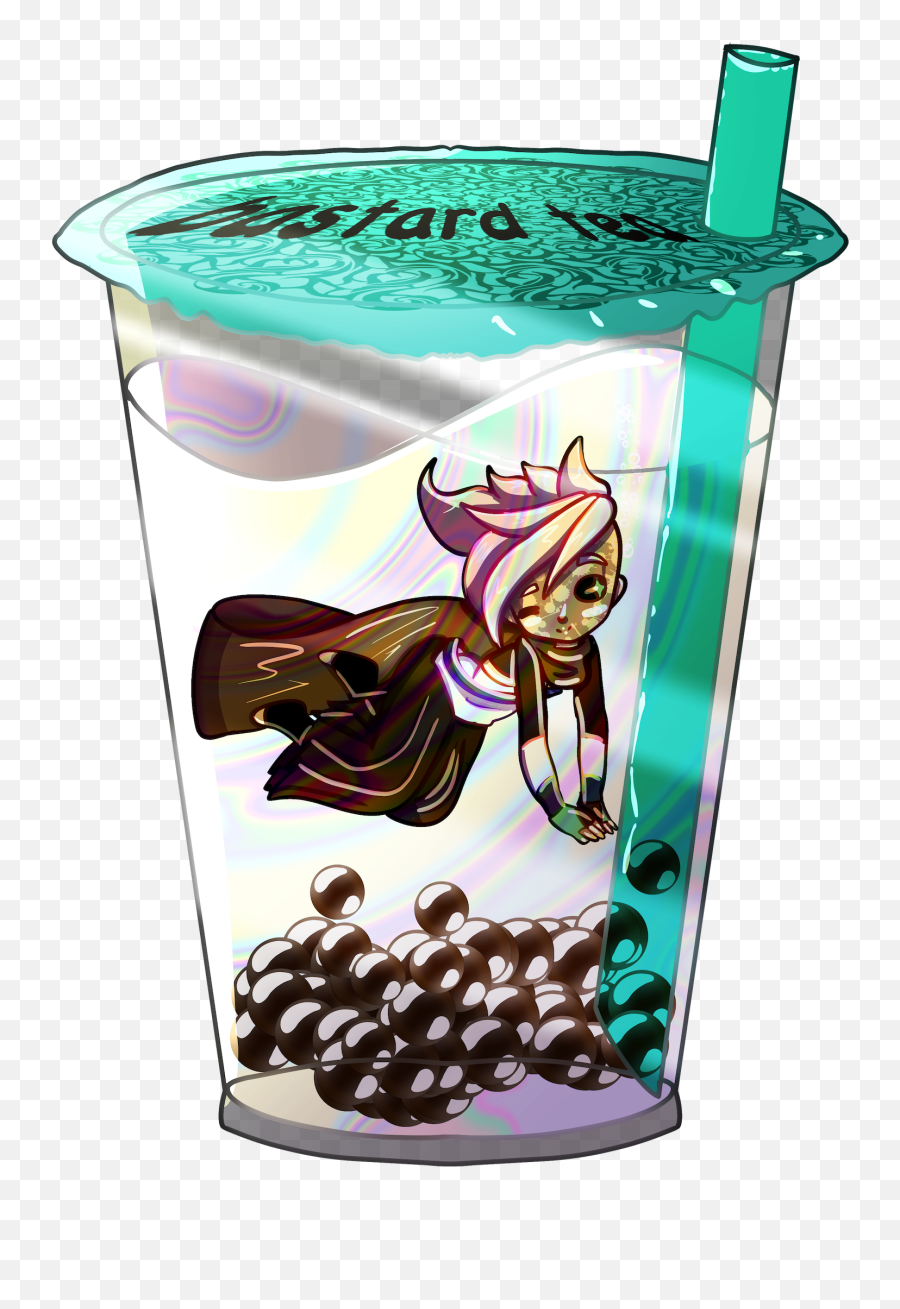 Boba Tea Undertale Stickers Holographic - Fictional Character Png,Undertale Folder Icon