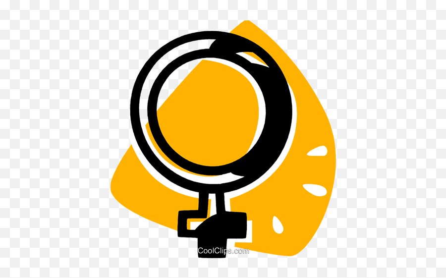 Female Symbol Royalty Free Vector Clip Art Illustration - Dot Png,Female Icon