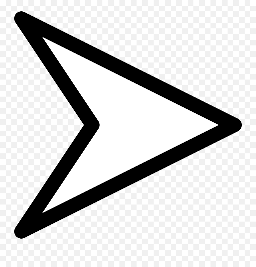 Library Black And White Arrow Png Files - Arrow Head Clipart,White Arrow Png