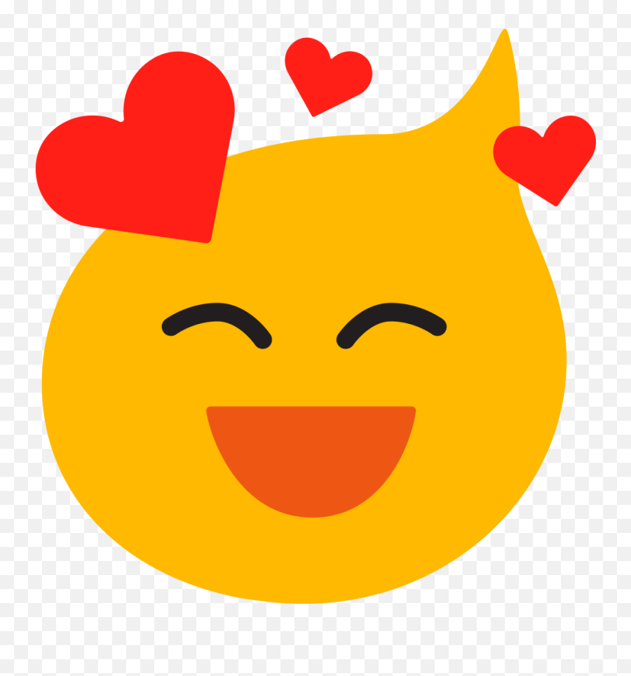 This Is A Sticker Of An Love Smile Emoji - Emoji Clipart Smiley Png,Smile Emoji Png