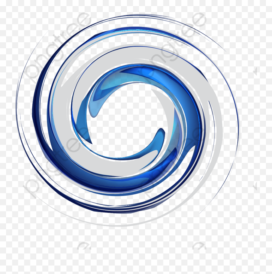 Blue Water Wave Swirl And Vector For Png Ripples