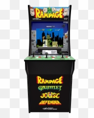 Rampage Arcade Machine Arcade1up 4ft - Rampage Arcade1up Png,Arcade Cabinet Png