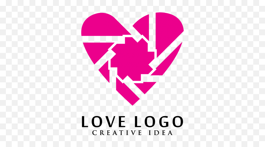 Abstract Vector Symbol Of Love - Heart Png,Lg Logo Vector