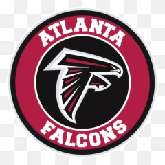 Atlanta Falcons Circle Logo Vinyl Decal Sticker 5 Sizes - Nba Team 2018 Logo Png,Falcons Logo Png