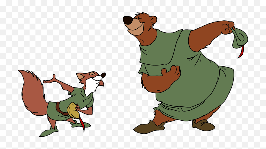 Robin Hood Little John Cartoon - Cartoon Png,Robin Hood Png