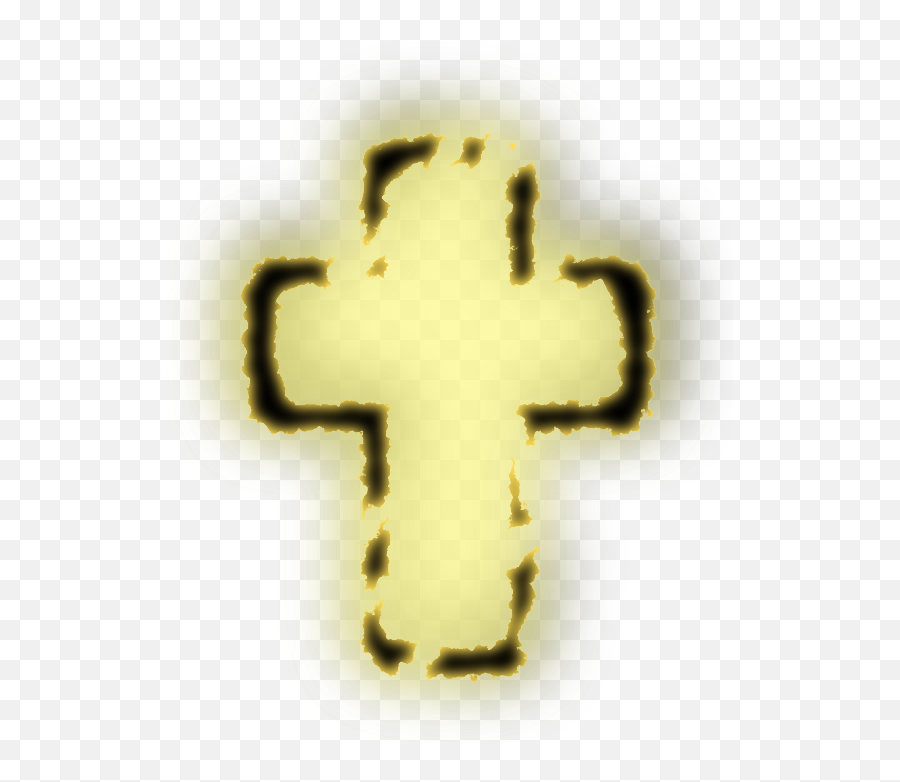 Glowing Cross Png Transparent - Clip Art,Wooden Cross Png