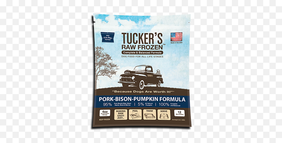Raw Frozen Diets Tuckeru0027s - Raw Dog Food Png,Bison Png