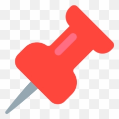 Pushpin Emoji For Facebook Email U0026 Sms Id 11965 - Pin Png
