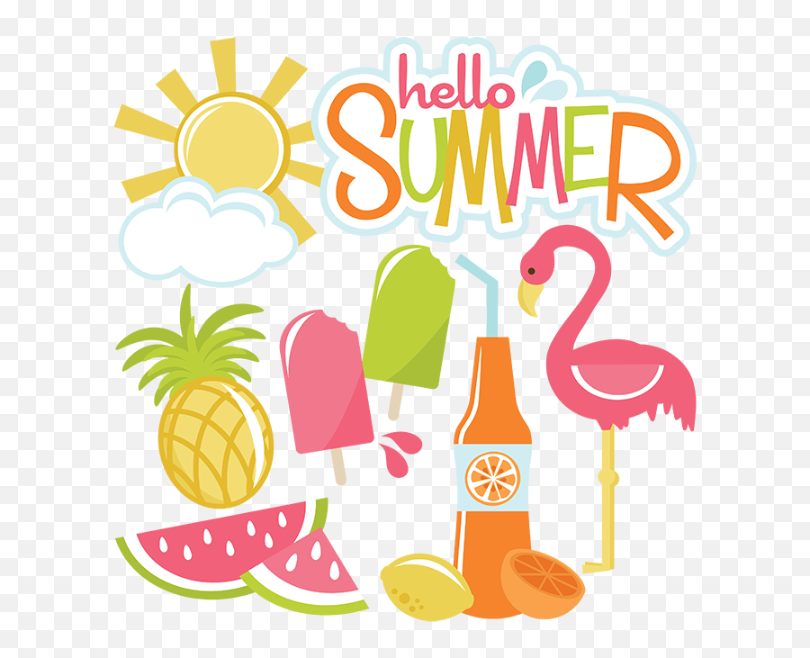 Hello Summer Transparent Png Clipart - Summer Svg Files,Summer Clipart Png