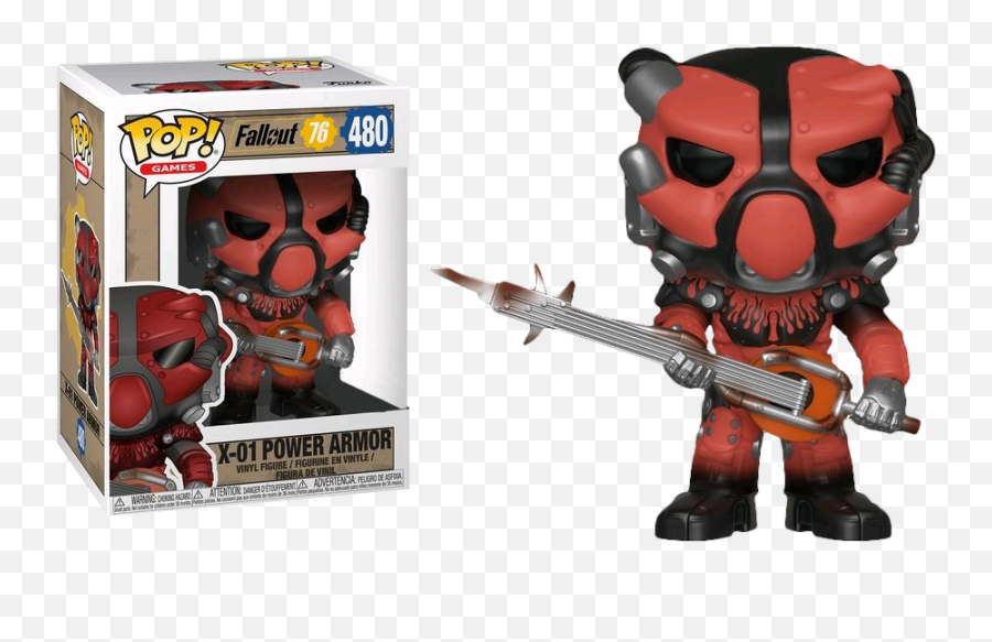 Power Armor Red Vinyl - X 01 Power Armor Pop Png,Fallout 76 Png
