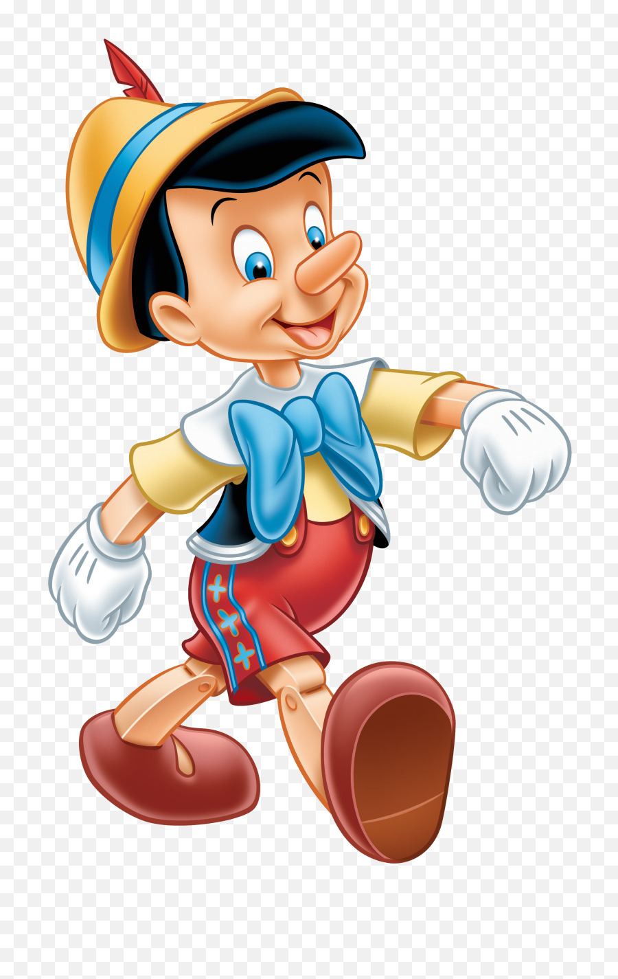 Pinocchio Walking Happy Transparent Png - Pinocchio Disney,Pinocchio Png