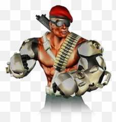 Download Hd Cyborg - Jax De Mortal Kombat Transparent Png Mortal Kombat Armageddon Jax,Nia Jax Png