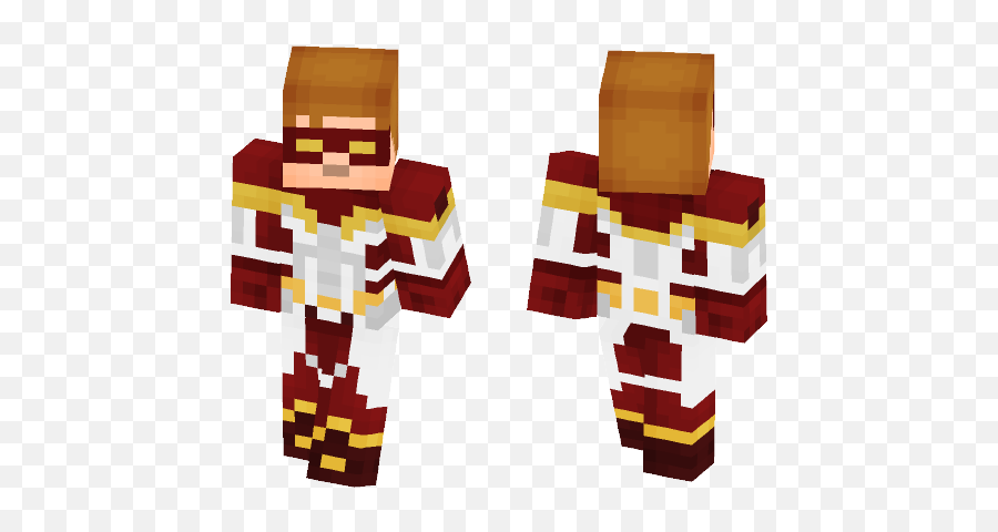 Download Kid Flash Teen Titans Collection Minecraft Skin - Wood Png,Kid Flash Png