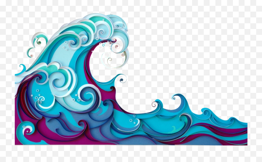 Download This Graphics Is Wave Transparent About The Free - Waves Made Of Paper Png,Waves Transparent