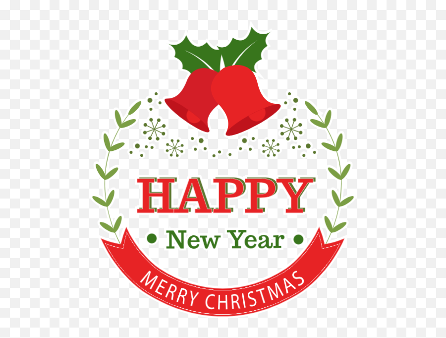 Free Online Christmas Festivals New Year Vector For - Family Friends Happy Thanksgiving Png,New Sticker Png