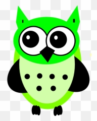 Lime Owl Png Clip Arts For Web - Clip Arts Free Png Backgrounds Burung Hantu Kartun,Owl Clipart Png