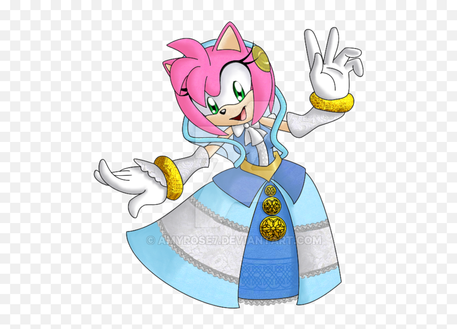 Stbk By Amyrose7 - Dibujos De Amy Rose Princesa 600x679 Dibujos De Amy Rose Sonic Png,Amy Rose Png