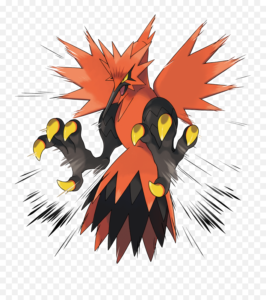 Galarian Zapdos - Sword And Shield Legendary Birds Png,Zapdos Png