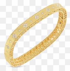 Princess Satin Finish Slim Bangle With Fleur De Lis Diamonds - Bangle Png,Fleur De Lis Png
