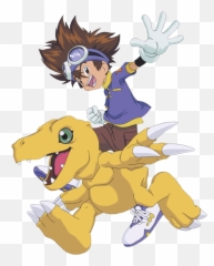 Tai Agumon - Digimon Tai E Agumon Png,Agumon Png