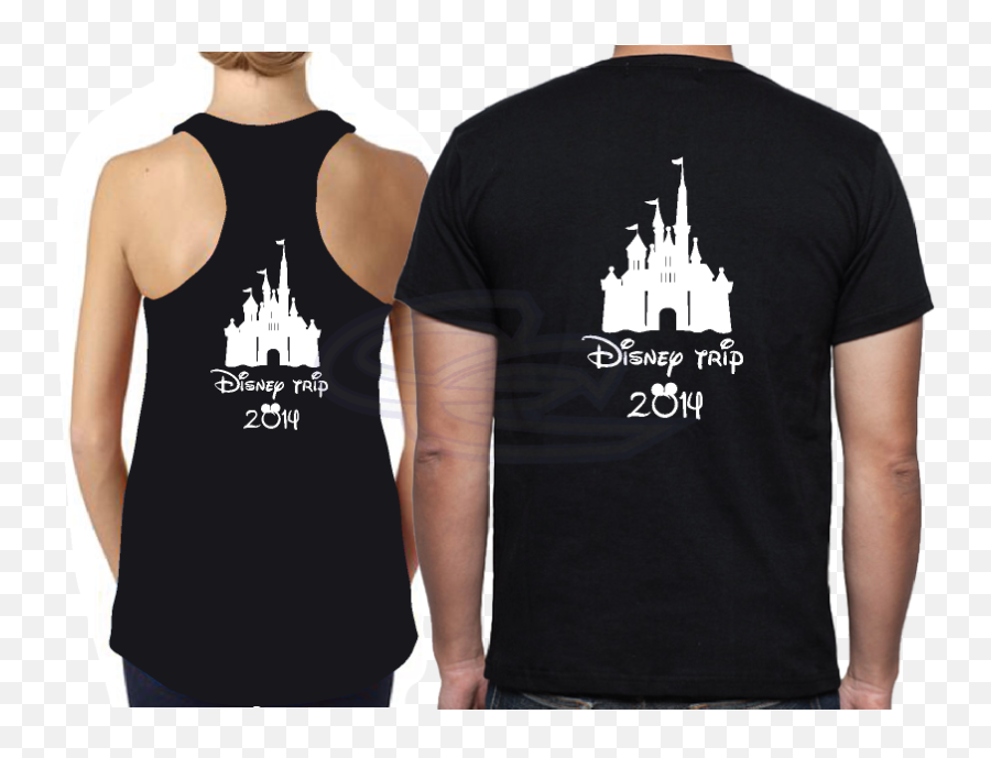 Download Hd Disney Castle Silhouette Logo - Disney Shirts Her Prince His Princess Disney Shirts Png,Disney Castle Silhouette Png