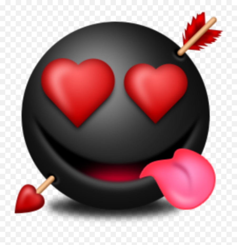 Download Hd Mq Black Love Heart Hearts Emojis Emoji - Heart Black And Red Heart Png,Heart Emojis Transparent