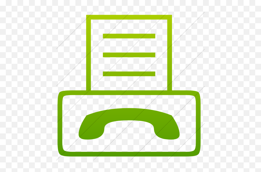Iconsetc Simple Green Gradient Classica Fax Machine Icon - Horizontal Png,Fax Icon Png